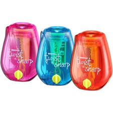 Bostitch Twist-N-Sharp Pencil Sharpener Handheld - Assorted - 1 Each