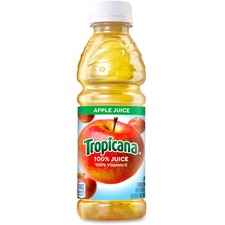 Tropicana 100% Apple Juice 10 fl oz (296 mL) - 24 / Carton