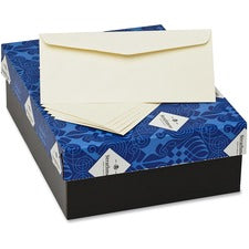 Strathmore Mohawk No. 10 Business Envelopes Business - #10 - 9 1/2" Width x 4 1/8" Length - 24 lb - Flap - Ivory - Paper, Cotton - 500 / Box