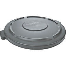 Rubbermaid Commercial Brute 20-gallon Container Lid Round - 19.9" Diameter - Plastic - Gray - 1 Each