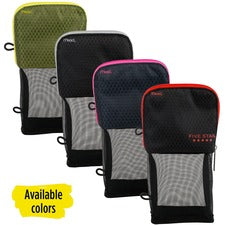 Five Star Stand 'N Store Carrying Case (Pouch) Pencil, Accessories - Assorted Puncture Resistant - Fabric Body - 1 Each