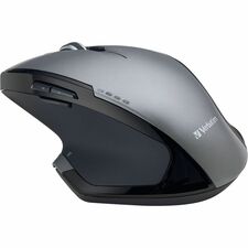 Verbatim Wireless Desktop 8-Button Deluxe Mouse Blue LED - Wireless - Radio Frequency - Graphite - USB - 1600 dpi - Scroll Wheel - 8 Button(s) - 1 Each