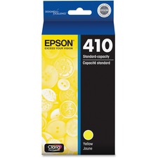 Epson Claria 410 Original Standard Yield Inkjet Ink Cartridge - Yellow - 1 Each 300 Pages