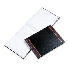 Detailed Visitor Register Book, 8 Column Format, Black Cover, 12.25 x 9.5 Sheets, 208 Sheets/Book