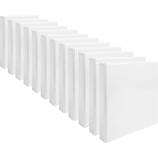 Business Source Round-ring View Binder 1" Binder Capacity - Letter - 8 1/2" x 11" Sheet Size - 225 Sheet Capacity - Fastener(s): Round Ring - Pocket(s): 2, Internal - Chipboard, Polypropylene - White - Wrinkle-free, Gap-free Ring, Clear Overlay, Non Locki