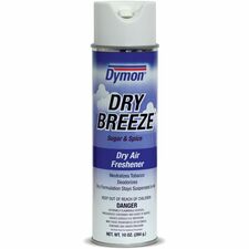 Dymon Dry Breeze Scented Dry Air Freshener Aerosol - 20 fl oz (0.6 quart) - Sugar & Spice - 12 / Carton