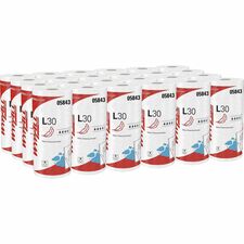Wypall GeneralClean L30 Heavy Cleaning Towels 11" Width x 10.40" Length - 70 Sheets/Roll - White - 24 / Carton