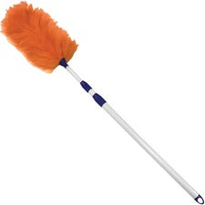 Impact Adjustable Lambswool Duster 60" Overall Length - White Handle - Assorted, Multi - 1 Each