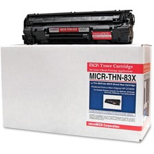 microMICR MICR Laser Toner Cartridge CF283X - Black - 1 Each 2200 Pages