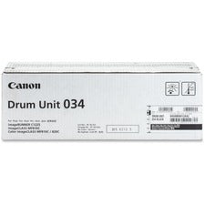 Canon DRUM034 Drum Unit Laser Print Technology - 34000 - Black - 1 Each
