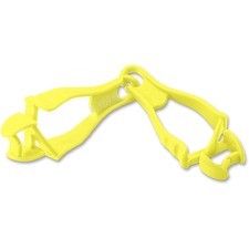 Ergodyne Squids Grabber Clip for Cloth, Carpentry, Mining, Gloves, Multipurpose, Roofing, Construction - Detachable, Durable, Lightweight, Non-conductive - Lime - Copolymer - 1 Each