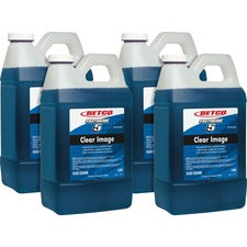 Betco FastDraw 23 Deep Blue Glass Cleaner Concentrate For Glass, Stainless Steel, Plastic, Chrome - Concentrate - 67.6 fl oz (2.1 quart) - Recommended For: Dust Remover, Grease Remover, Smoke Film Remover, Grime Remover, Smudge Remover - Blue - 4 / Carton