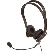 Spracht Z&#362;M Stereo 3.5 and USB Headset Stereo - Mini-phone (3.5mm) - Wired - 140 Hz to 20 kHz - Over-the-head - Binaural - Circumaural - 5 ft Cable - Noise Canceling