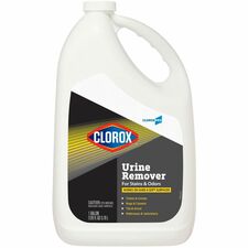 CloroxPro&trade; Urine Remover for Stains and Odors Refill For Tile, Concrete, Hard Surface, Carpet, Hotel, Locker, School, Restroom, Mattress - 128 fl oz (4 quart) - Recommended For: Urine Remover, Stain Remover, Odor Remover - Bleach-free, Disposable -