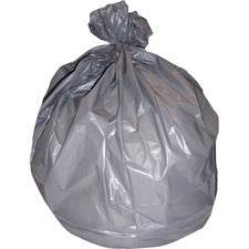 Heritage Super Heavy Gray LLD Can Liners 60 gal Capacity - 58" Length x 38" Width x 1.10 mil (28 Micron) Thickness - Low Density - Gray - Linear Low-Density Polyethylene (LLDPE) - Can - 100 / Carton