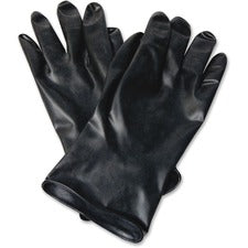 Honeywell 11" Unsupported Butyl Gloves 13 mil Thickness x 8" Glove Length - Chemical Protection - 8 Size Number - Black - Water Resistant, Durable, Chemical Resistant, Ketone Resistant, Comfortable, Abrasion Resistant, Cut Resistant, Tear Resistant, Punct