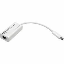 Tripp Lite series U436-06N-GBW USB 3.1 Gen 1 Type-C to Gigabit Ethernet NIC Network Adapter USB 3.1 - 1 Port(s) - 1 - Twisted Pair - 10/100/1000Base-T