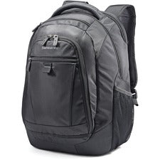 Samsonite Tectonic 2 Carrying Case (Backpack) for 15.6" iPad Notebook - Black Shock Resistant Interior, Slip Resistant Shoulder Strap - Poly Ballistic Body - Tricot Interior Material - Shoulder Strap, Handle - 16.9" Height x 12.2" Width x 8.2" Depth - 1 E