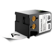 Dymo XTL All-purpose Vinyl Labels 2" Width - Thermal Transfer - White - Vinyl - Water Resistant - Chemical Resistant, Heat Resistant, Cold Resistant, Oil Resistant, Durable, Smear Resistant, Fade Resistant, Easy Peel - 1 Each