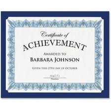 Geographics Recycled Certificate Holder Navy - 30% Recycled - 10 / Pack