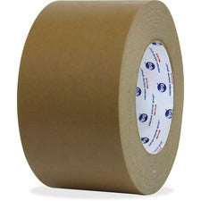 ipg Medium Grade Flatback Tape 60 yd Length x 3" Width - Brown - Synthetic Rubber Backing - For Sealing, Packing, Framing, Tabbing - 16 / Carton