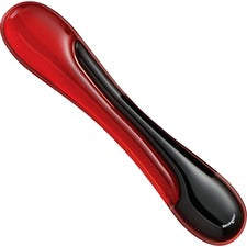 Kensington Duo Gel Wave Keyboard Wrist Rest 18.88" Width x 3.50" Depth - Red, Black - Gel - Slip Resistant - 1 Each