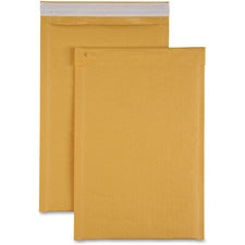 Sparco Size 3 Bubble Cushioned Mailers Bubble - #3 - 8 1/2" Width x 14 1/2" Length - Self-sealing - Kraft - Kraft - 100 / Carton