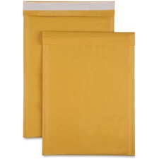 Sparco Size 5 Bubble Cushioned Mailers Bubble - #5 - 10 1/2" Width x 16" Length - Self-sealing - Kraft - Kraft - 100 / Carton