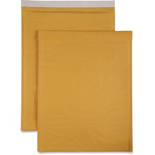 Sparco Size 7 Bubble Cushioned Mailers Bubble - #7 - 14 1/4" Width x 20" Length - Self-sealing - Kraft - Kraft - 50 / Carton