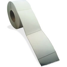 Sparco Thermal Transfer Labels 4" Width x 6" Length - Rectangle - Thermal Transfer - White - Perforated, Self-adhesive - 1000 / Roll - 4000 Total Label(s) - 4 / Carton