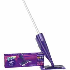 Swiffer WetJet Mopping Kit Reinforced, Swivel Head - Purple - 1 Kit