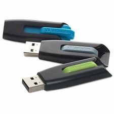Microban 16GB Store 'n' Go V3 USB 3.2 Gen 1 Flash Drive - 3pk - Blue, Green, Gray 16 GB - USB 3.2 (Gen 1) Type A - Blue, Green, Gray - Lifetime Warranty - 3 / Pack - TAA Compliant