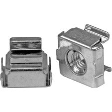 StarTech.com M5 Cage Nuts - 100 Pack Cage Nut - Stainless Steel - Silver - 100 / Pack - TAA Compliant
