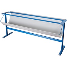 Dahle 799 Premium Rotary Trimmer Stand w/Paper Catch 34.50" Height x 14" Width - Steel, Vinyl - Blue