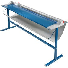 Dahle 472s Premium Rotary Trimmer w/stand 12 Sheet Cutting Capacity - 72" Cutting Length - 37" Height x 15.1" Width x 79.5" Length - Automatic Clamp, Self-sharpening Blade, Sturdy, Dual Cylinder Guide Bar, Screened Guide, Non-slip Rubber Feet, Ground Blad