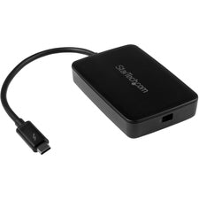 StarTech.com Thunderbolt 3 to Thunderbolt Adapter 1 x 24-pin USB Type C Thunderbolt 3 - Male - 1 x 20-pin Thunderbolt 2 - Female - Nickel Connector - Black - 1 Each