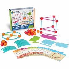 Learning Resources Dive Shapes Sea/Build Geometry Set 1 Set