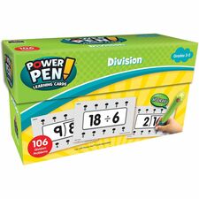 Teacher Created Resources Power Pen Division Cards Theme/Subject: Learning - Skill Learning: Division - 53 Pieces - 1 Each