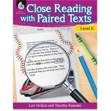 Shell Education Education Close Reading Level K Guide Printed Book by Lori Oczkus, M.A, Timothy Rasinski, Ph.D. 128 Pages - Shell Educational Publishing Publication - Book - Grade K