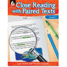 Shell Education Education Close Reading Level 1 Guide Printed Book by Lori Oczkus, M.A, Timothy Rasinski, Ph.D. 128 Pages - Shell Educational Publishing Publication - Book - Grade 1