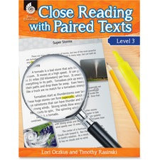 Shell Education Education Close Reading Level 3 Guide Printed Book by Lori Oczkus, M.A, Timothy Rasinski, Ph.D. 128 Pages - Shell Educational Publishing Publication - Book - Grade 3