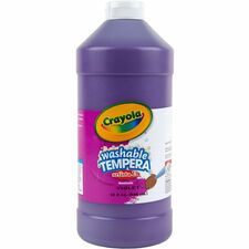 Crayola Washable Tempera Paint 1 Color(s) - Violet - 1 quart - Washable - 1 Each