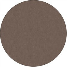Flagship Carpets Classic Solid Color 6' Round Rug Floor Rug - Classic, Traditional - 72" Length x 72" Width - Circle - Almond - Nylon