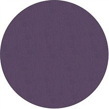 Flagship Carpets Classic Solid Color 6' Round Rug Floor Rug - Classic, Traditional - 72" Length - Circle - Purple - Nylon