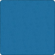 Flagship Carpets Classic Solid Color 12' Square Rug Floor Rug - Classic, Traditional - 12 ft Length x 12 ft Width - Square - Blue - Nylon