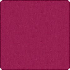 Flagship Carpets Classic Solid Color 12' Square Rug Floor Rug - Classic, Traditional - 12 ft Length x 12 ft Width - Square - Cranberry - Nylon