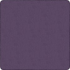 Flagship Carpets Classic Solid Color 12' Square Rug Floor Rug - Classic, Traditional - 12 ft Length x 12 ft Width - Square - Purple - Nylon