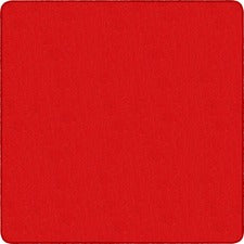 Flagship Carpets Classic Solid Color 12' Square Rug Floor Rug - Classic, Traditional - 12 ft Length x 12 ft Width - Square - Red - Nylon