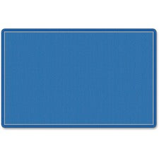 Flagship Carpets All-Over Weave Solid Color Rug Classic - 99.96" Length x 69.96" Width - Blue - Nylon