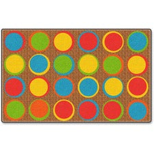 Flagship Carpets Calm Sitting Spots Rectangle Rug Classic - 12 ft Length x 90" Width - Rectangle - Multicolor - Nylon